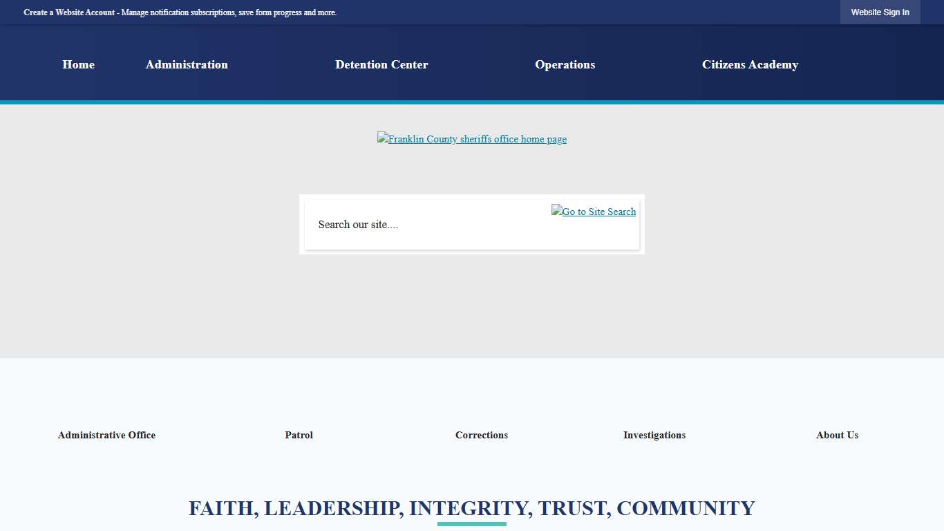 Sheriff's Office Franklin County, KS - Official Website
